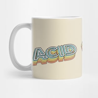 Acid House Retro Typography Faded Style Mug